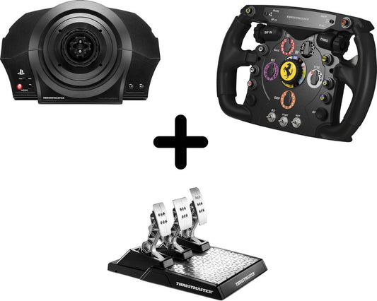 Thrustmaster T300 Base + F1 Add-On Steering Wheel + T-LCM Pedals – PC / PS4 / PS5