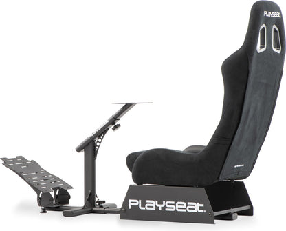 Playseat® Evolution - Siège de course ajustable - Cockpit pliable - Revêtement Alcantara - Noir