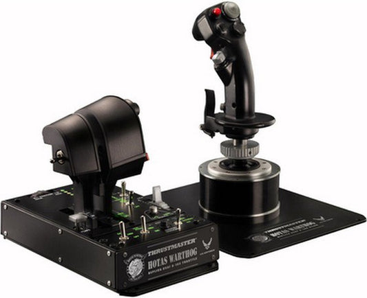 Thrustmaster Hotas Warthog - Flight Control System - Joystick and Throttle for PC - Metal - for PC