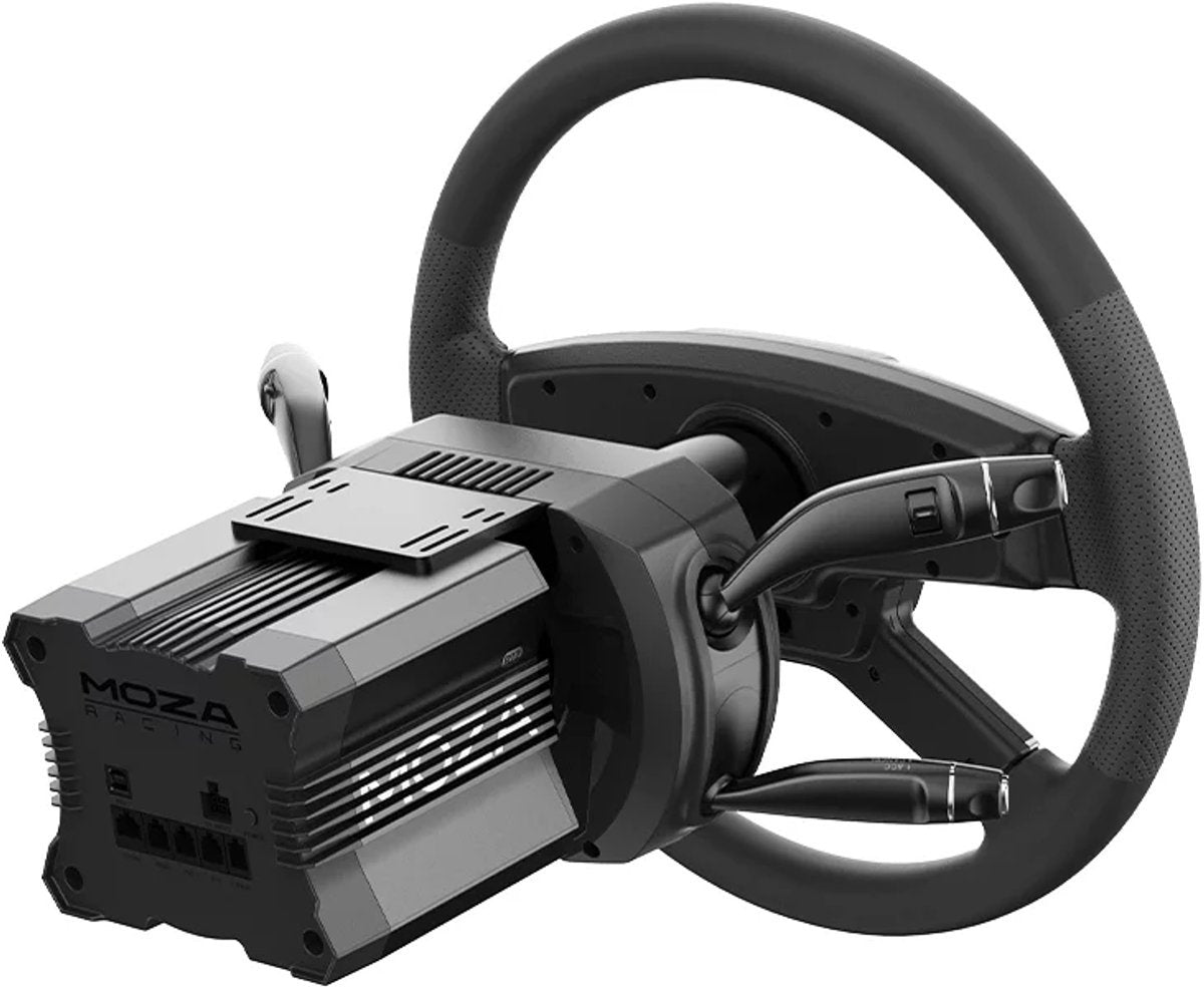 Moza Racing RS071 Truck Wheel Bundle + Multi-Function Stalks - Volant de camion professionnel avec commandes programmables - PC