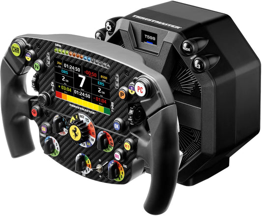 Thrustmaster T598 Servo Base + SF25 + Raceline Pedals III LC – Direct Drive Simracing Kit – PC / PS4 / PS5