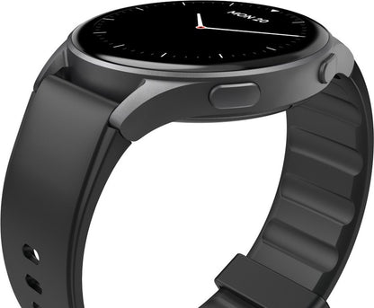 Hama Smartwatch 8900 – Montre Connectée Noire avec Fonction Téléphone, GPS, Écran AMOLED, Étanche & 110+ Modes Sport