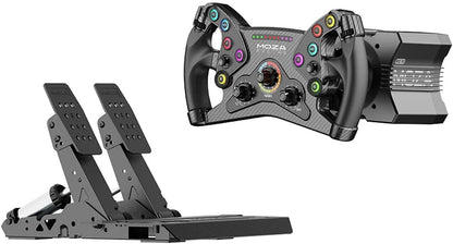 MOZA R12 V2 + KS + SRP2 – Sim-Racing-Bundle Direct-Drive 12 Nm – PC