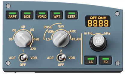 MOZA MA3F EFCM – Bundle aus FCU und 2 EFIS-Modulen im Airbus-A320-Stil – PC
