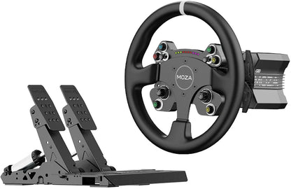 MOZA R9 V3 + CS V2P + SRP2 – Sim-Racing-Bundle Direct Drive 9 Nm – PC