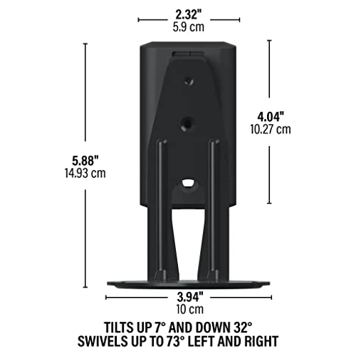 Sanus WSWME11 Kabellose Lautsprecher-Wandhalterung für Sonos Era 100™ (einzeln) – Schwarz