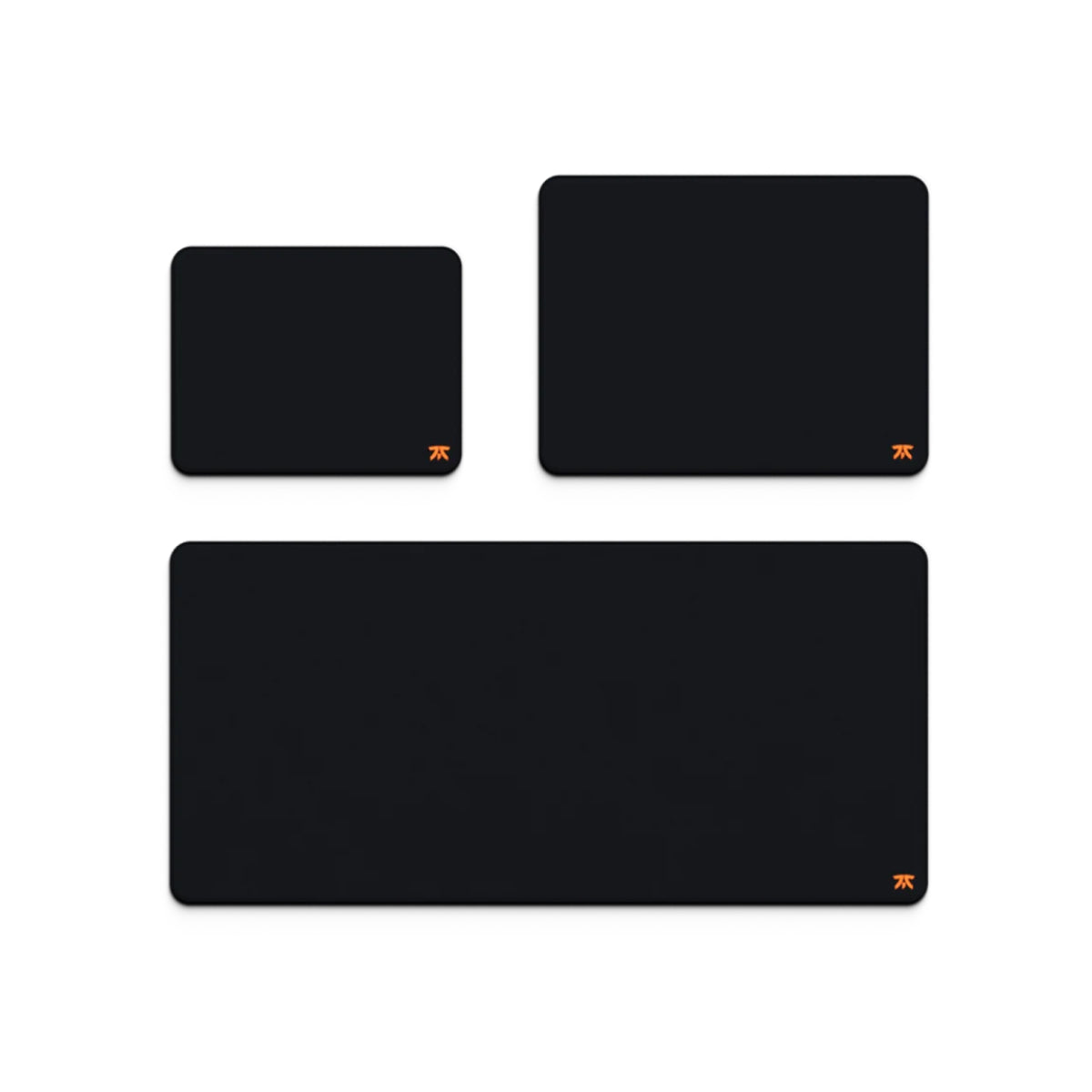 Fnatic FOCUS 3 L – Gaming-muismat – Microgetextureerd textieloppervlak – Antislipbasis – Zwart