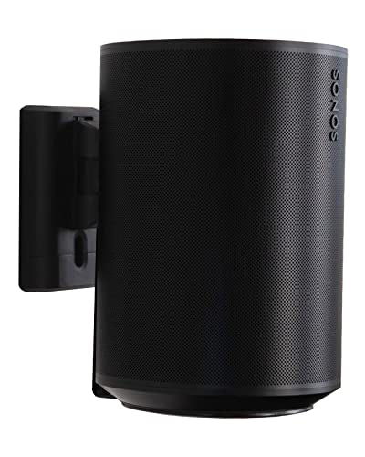 Sanus WSWME12-B2 Support Mural pour Haut-Parleur sans Fil Sonos Era 100 (pair) - Noir