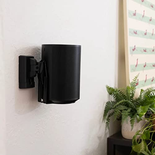 Sanus WSWME11 Support Mural pour Haut-Parleur sans Fil pour Sonos Era 100™ (single) - Noir