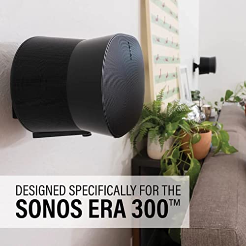 Sanus WSWME31 Kabellose Lautsprecher-Wandhalterung für Sonos Era 300™ – einzeln – Schwarz