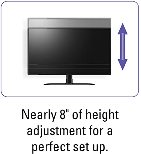 Sanus drehbarer TV-Sockel 32–65 Zoll, 27 kg, Schwarz