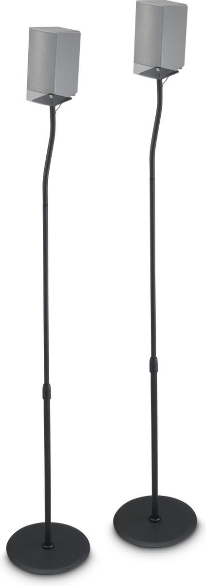 Hama Height-Adjustable Speaker Stand – Universal – With Cable Management