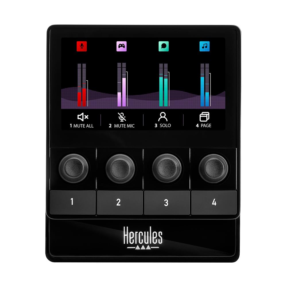 Hercules Stream 100, intuitiver Audio-Controller für Live-Streaming