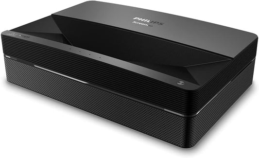 Philips Screeneo U5, 4K UHD Ultra-Short Throw Laser Projector, Smart Home Cinema equipped with Android TV, with 8-Point Image Correction Technology, Dolby Atmos and Dolby Vision