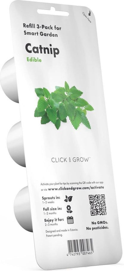 Click & Grow Kattenkruid / 3-pack – Voorgezaaide capsules voor slimme binnentuin