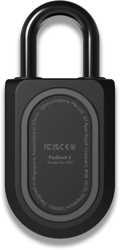 igloohome Smart Padlock 2 – Connected Padlock with Code and App Access – Robust and Waterproof
