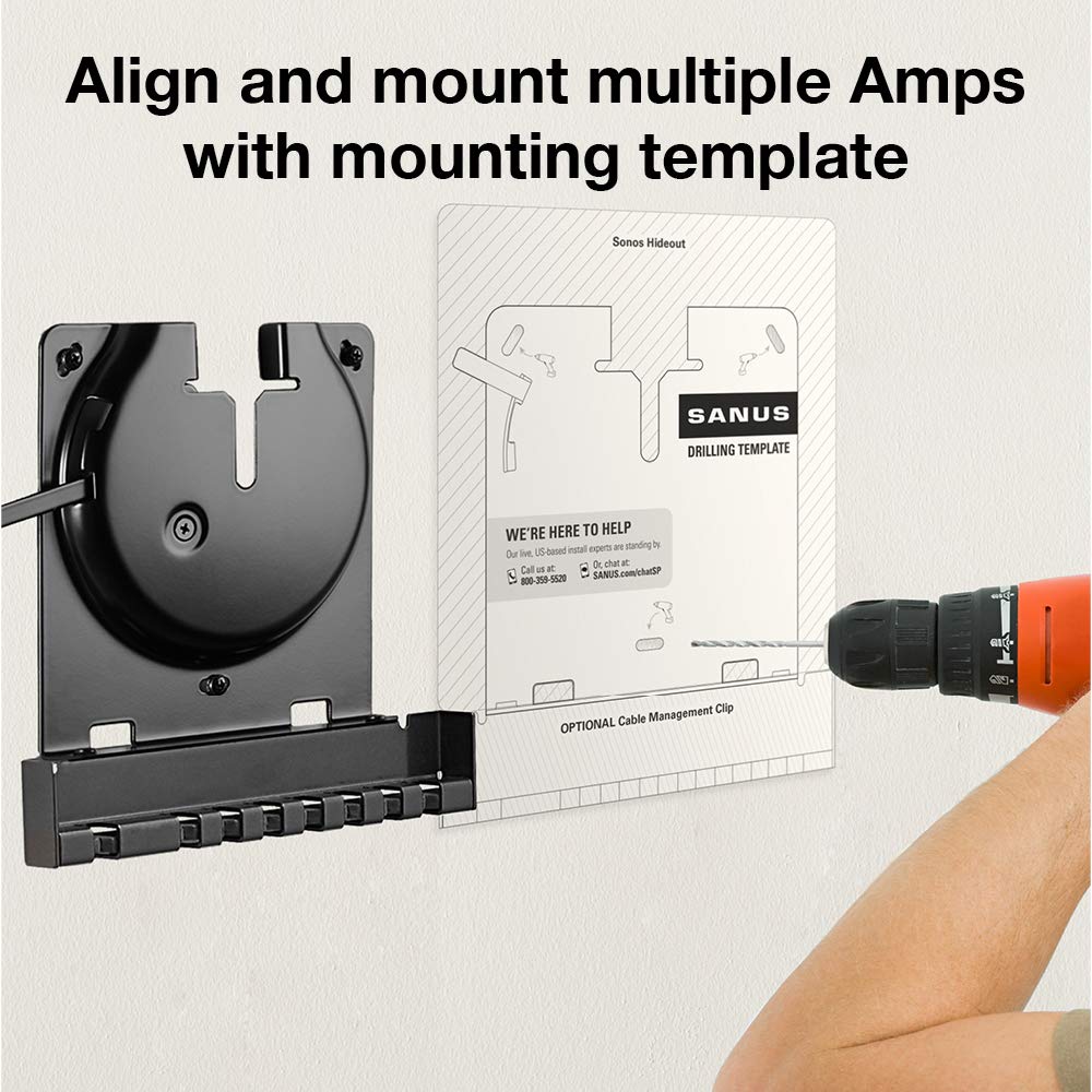 Sanus WSSCAM1  Support Mural pour amplificateur Sonos