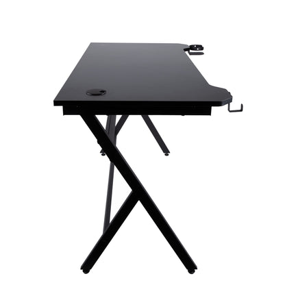 Konix Drakkar Mani - Gamingbureau / Computerbureau - Stevig metalen frame - MDF-tafelblad - Ergonomisch design