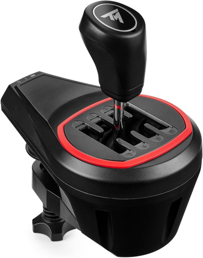 Thrustmaster T128-X + TH8S Shifter - Volant de course avec pédales - Force Feedback - avec levier de vitesse - Xbox Series et PC
