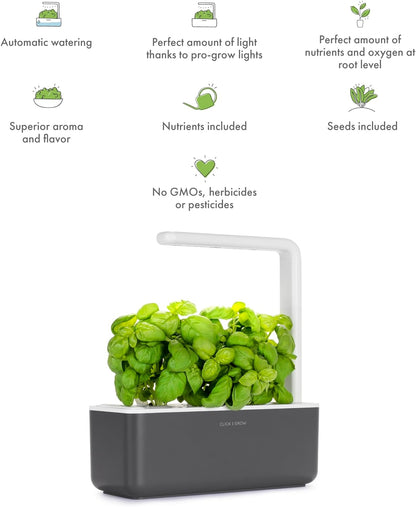 Click & Grow Smart Garden 3, Dark Grey