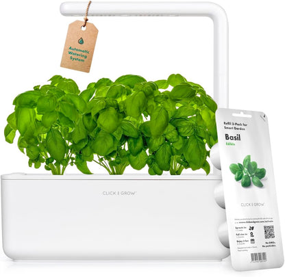 Click & Grow Smart Garden 3, Wit – Slimme compacte binnentuin met LED-licht