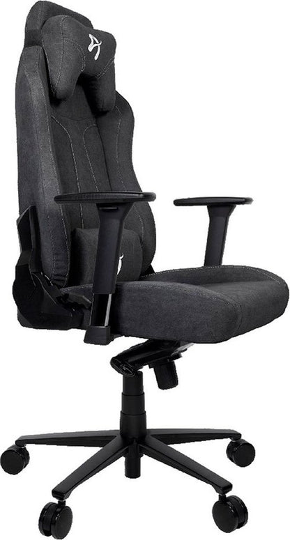 Arozzi Vernazza Soft Fabric - Chaise gaming ergonomique - Gris foncé