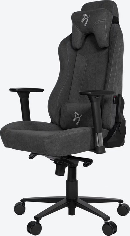 Arozzi Vernazza Soft Fabric - Chaise gaming ergonomique - Gris foncé