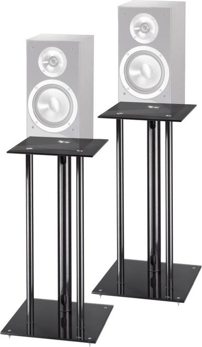 Hama Speaker Stand Next – Lot de 2 Pieds pour Enceintes – Noir