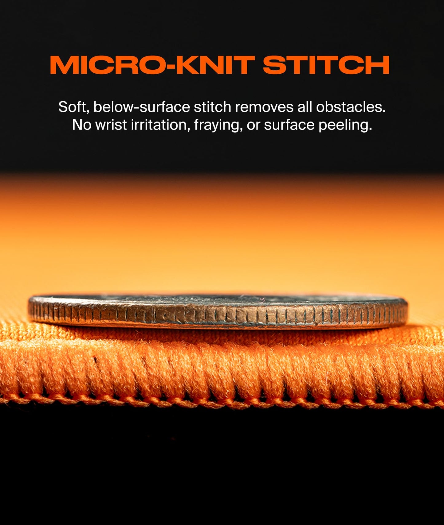 Fnatic FOCUS 3 MAX L – Gaming-muismat – Microgetextureerd textieloppervlak – Antislipbasis – Kleur oranje