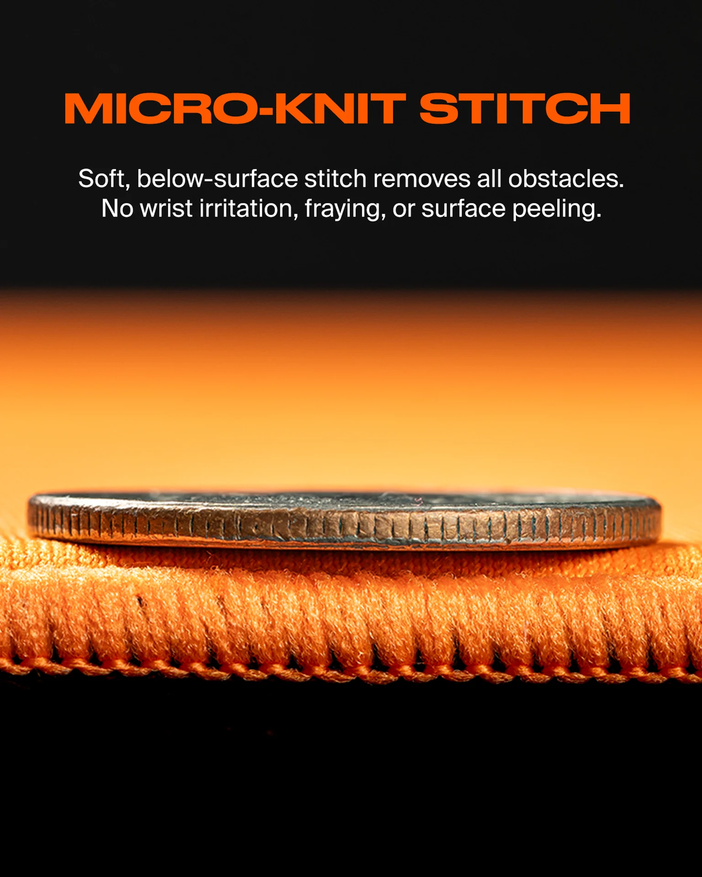 Tapis de souris gaming – Grande taille 480×400 mm – Surface texturée – Mousse Poron 6 mm – Couleur orange