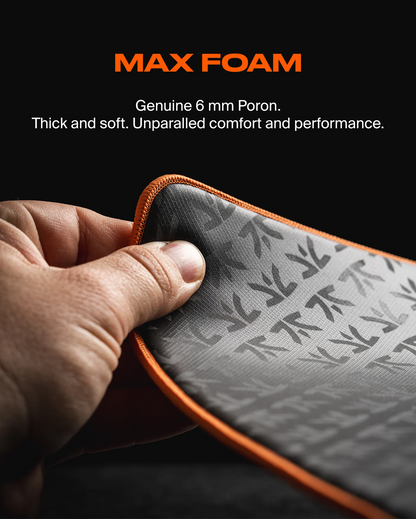 Fnatic FOCUS 3 L – Gaming-muismat – Microgetextureerd textieloppervlak – Antislipbasis – Zwart