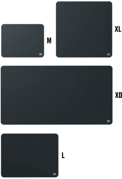Fnatic DASH L – Gaming-muismat – Formaat L (465 × 372 mm) – Hybride getextureerd oppervlak – Antislipbasis – Zwart