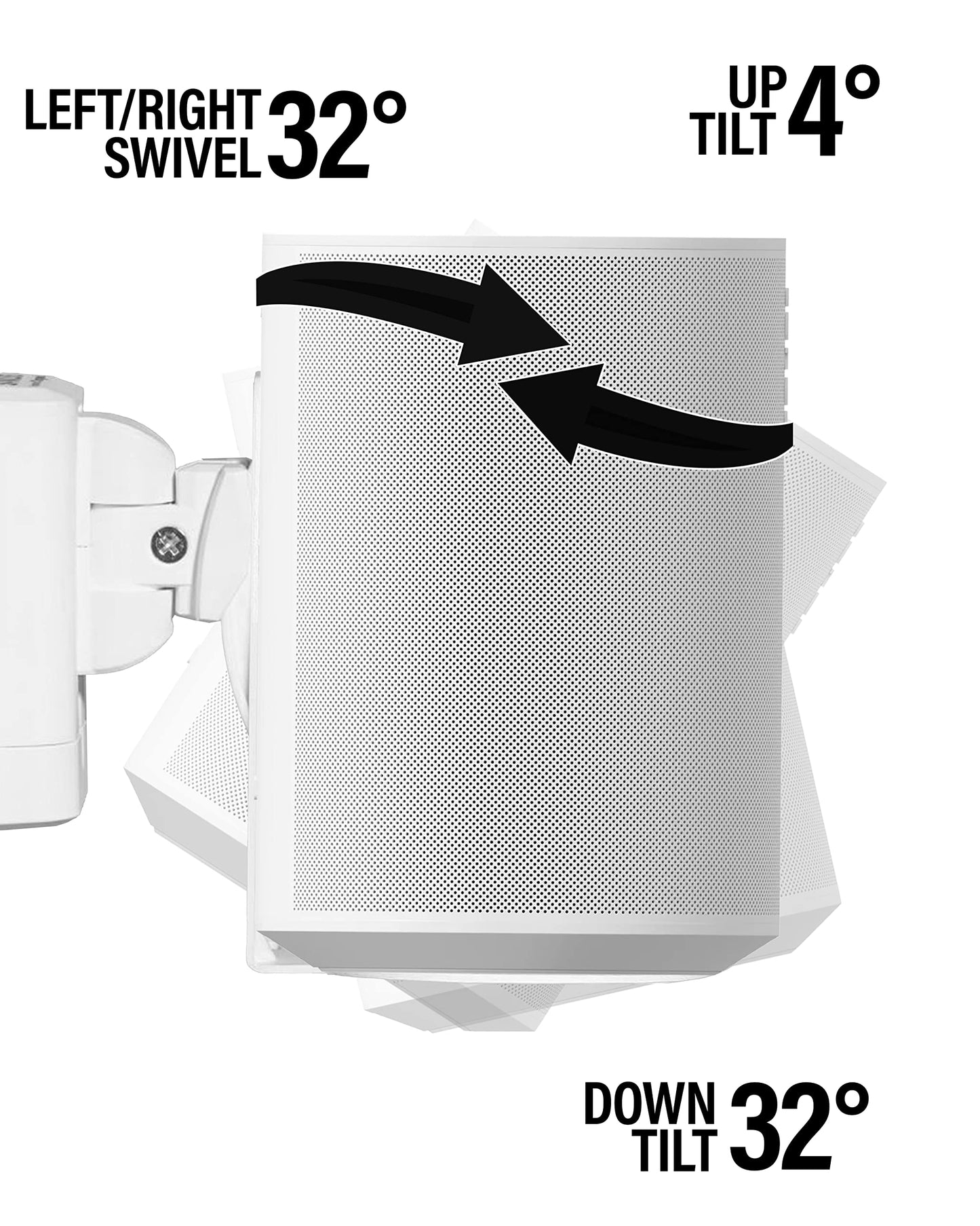 Sanus WSWME11 Support Mural pour Sonos Era 100 Single - Blanc