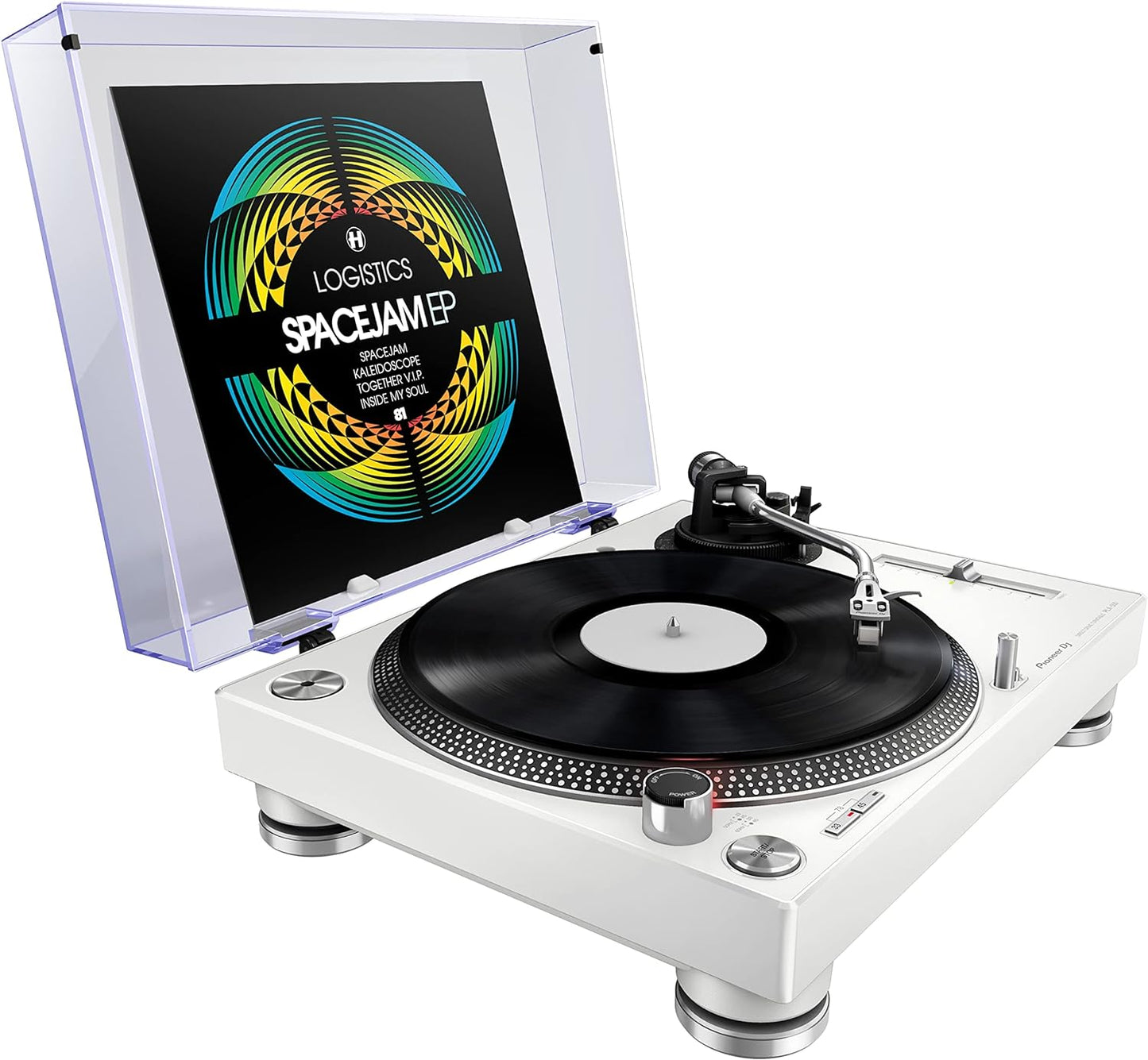 Pioneer PLX-500-W Direct Drive Turntable (Blanc)