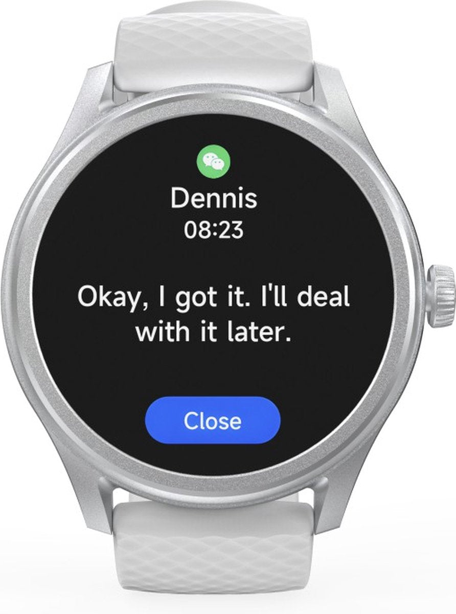Hama Smartwatch 5010 – Silver/Grey 46mm Waterproof Smartwatch with Sleep Tracking