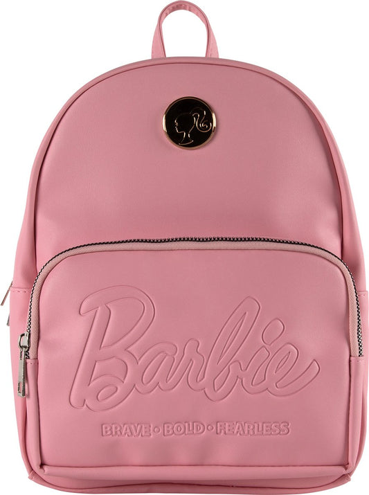 Barbie - Small Backpack - 27 cm x 21 cm - Double Zipper - 3 Compartments