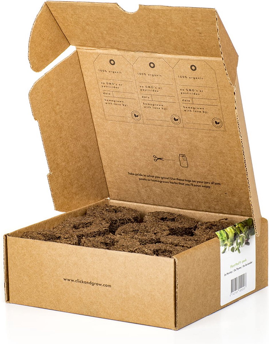 Click & Grow Navulling Salad Greens Mix – 9 Capsules (3x3) – Slimme Moestuin