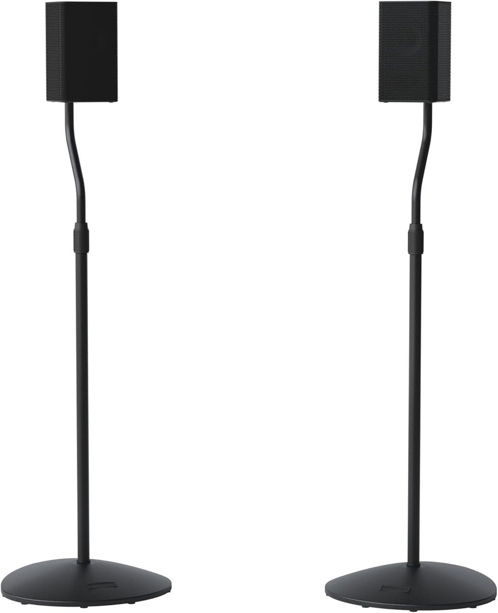 SANUS HTBS – Verstellbare Universal-Lautsprecherständer – 2er-Set – Schwarz