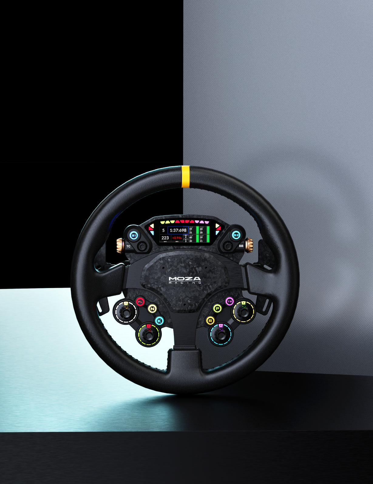 MOZA CS Pro Steering Wheel – Volant de course – PC