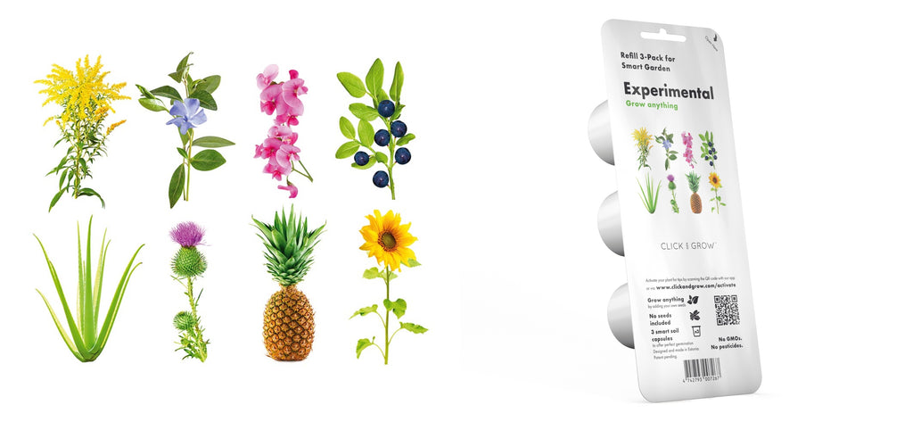 Click & Grow Grow Anything / 3-pack – Zelf te vullen plantencapsules voor slimme binnentuin