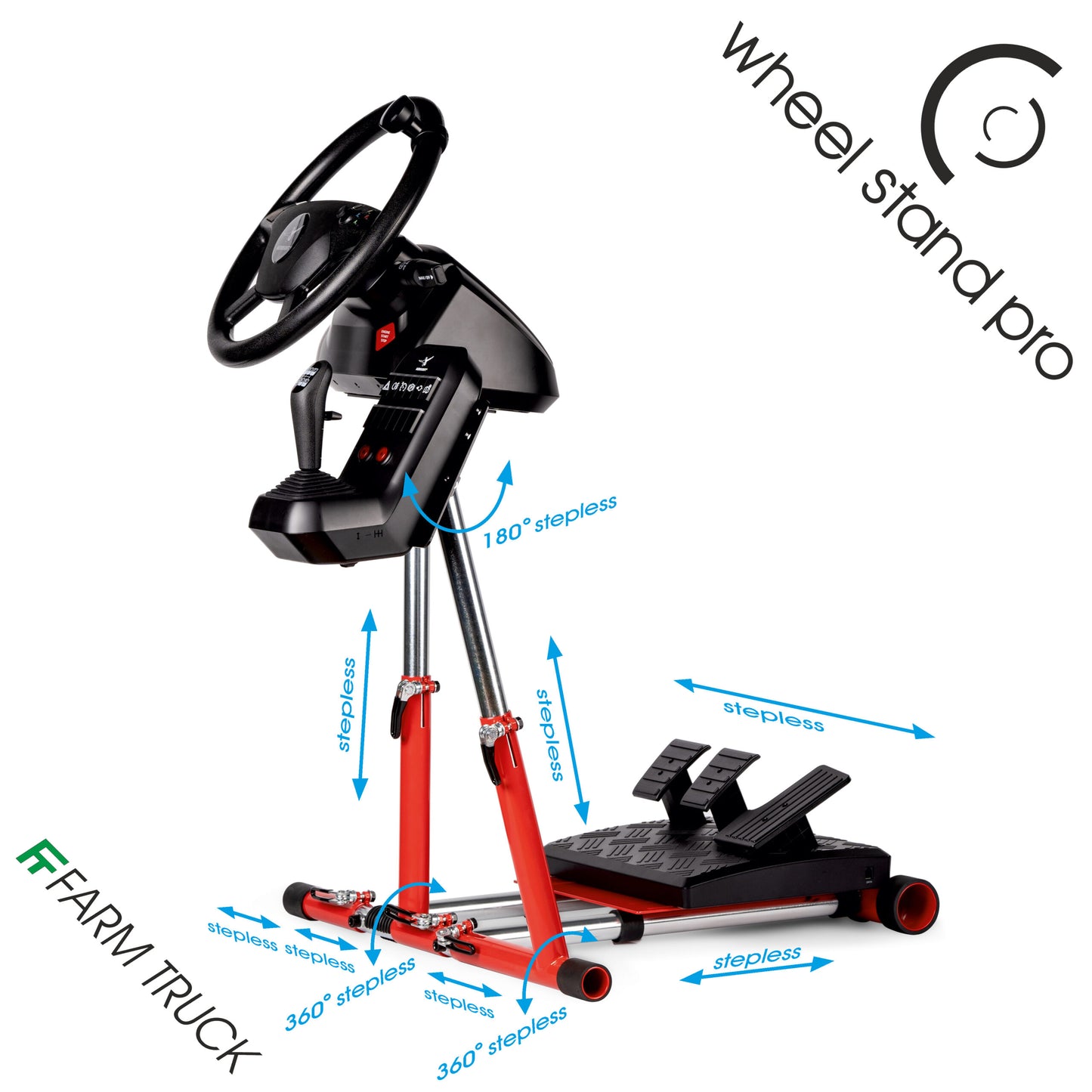 Wheel Stand Pro Farm Truck – Support de Volant – Version Noire