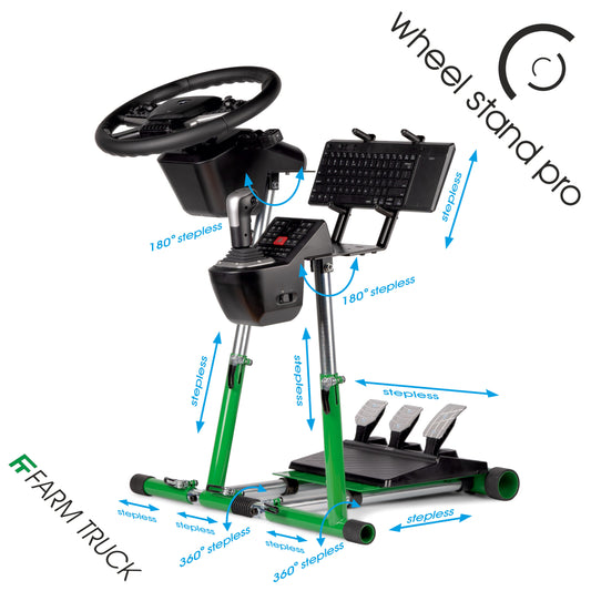 Wheel Stand Pro Farm Truck – Support de Volant – Version Noire