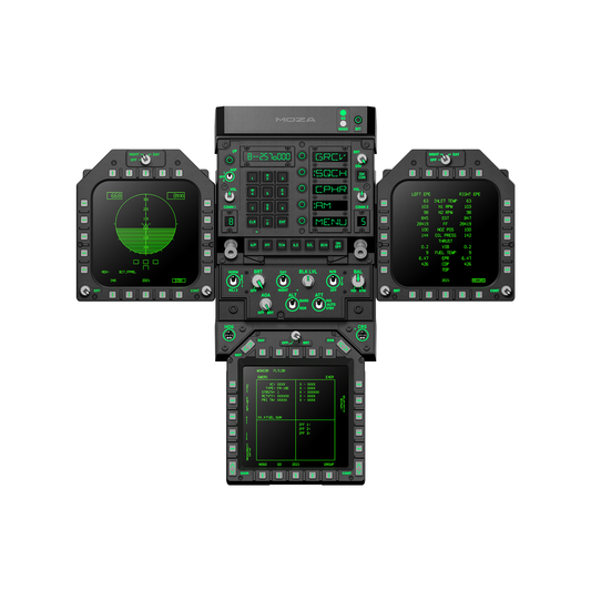MOZA FMP18 Panel Bundle – Pack de Commandes pour Simulateur de Vol
