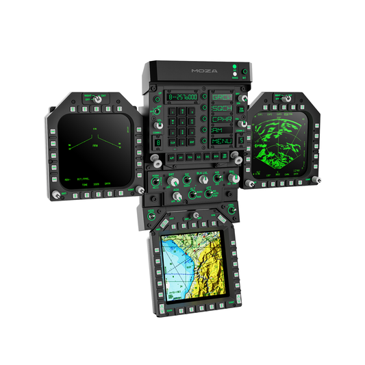 MOZA FMP18 Panel Bundle – Pack de Commandes pour Simulateur de Vol