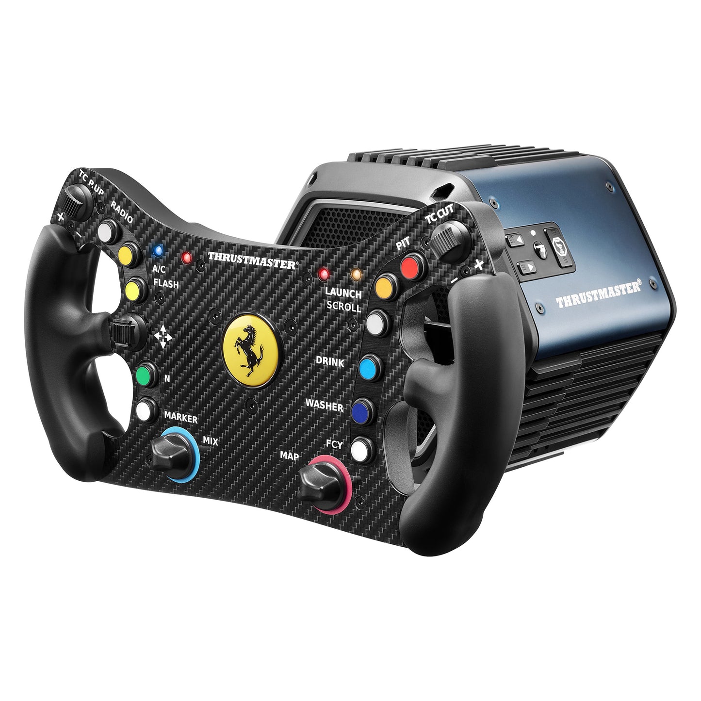 Thrustmaster T818 Direct Drive + Ferrari 488 GT3 Wheel Add-on + T-LCM Pro 3 Pedale – PC