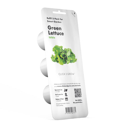 Click & Grow Groene Sla / 3-pack – Voorgezaaide capsules voor slimme binnentuin