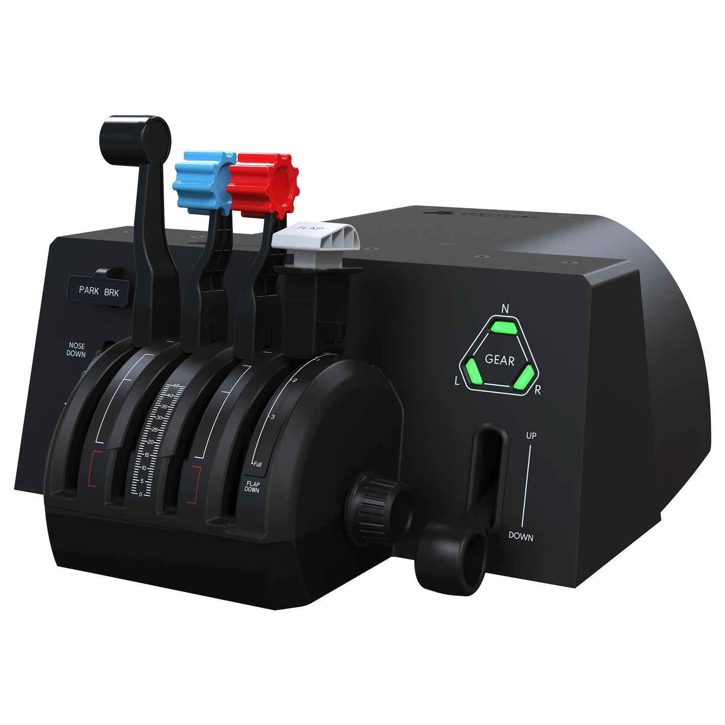 Honeycomb Bravo Throttle Quadrant – Manettes des gaz avec autopilote & panneau d’alertes – PC