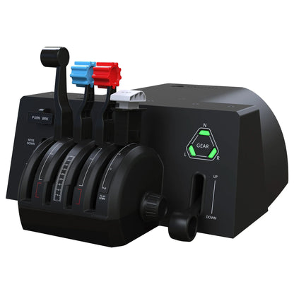 Honeycomb Bravo Throttle Quadrant – Manettes des gaz avec autopilote & panneau d’alertes – PC