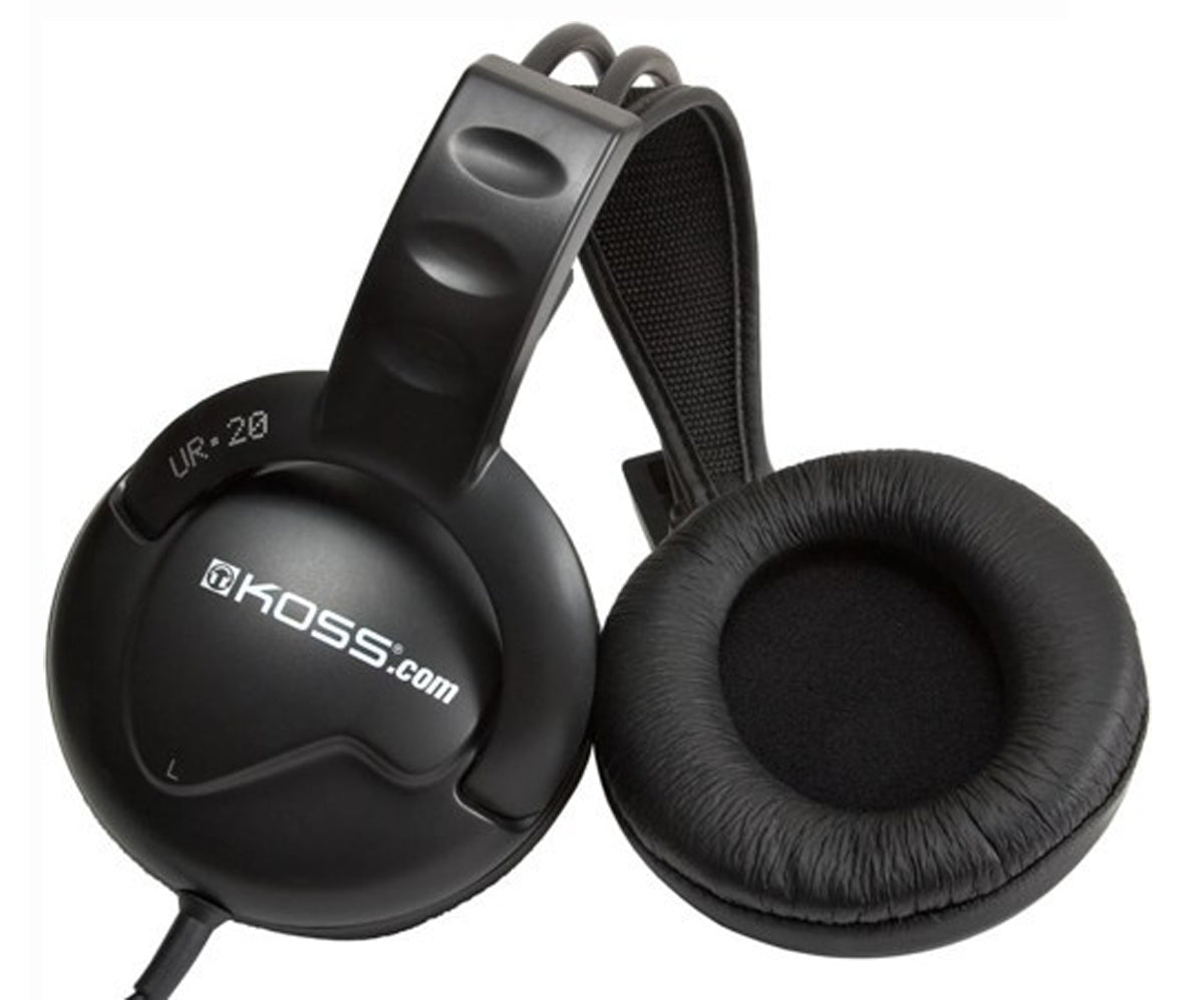 Koss UR-20 Hoofdtelefoon – Over-Ear – Comfortabel – Zwart