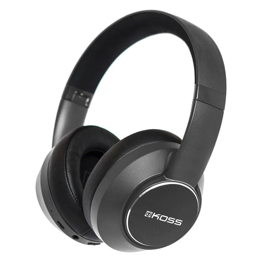KOSS BT740iQZ Active Noise Cancelling Bluetooth Headphones – Over-Ear – Black